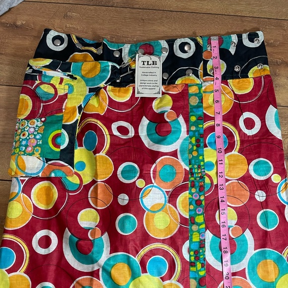 NWT- TLB Circular Design Wrap Skirt - Picture 13 of 14